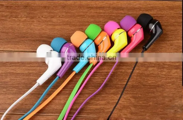 colorful earphone for mp3 and mobile