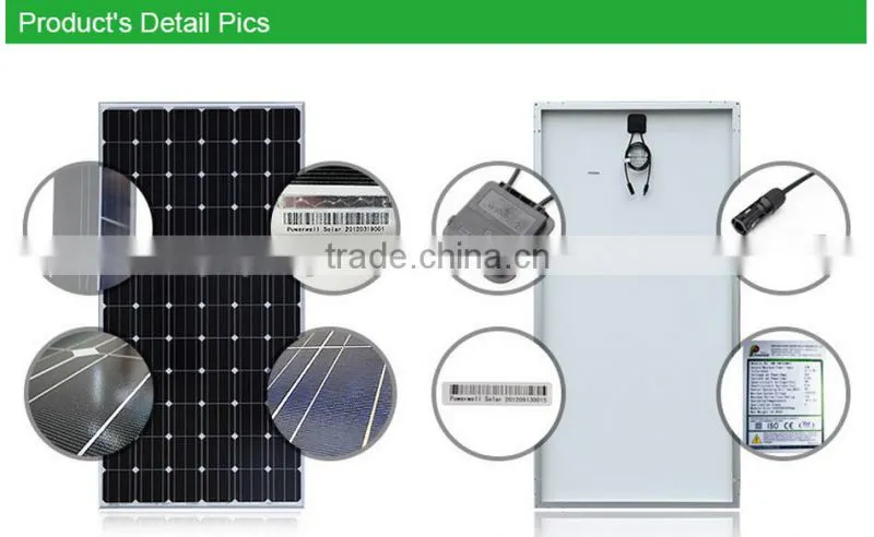 New design 10kw solar pv gird tie inverter with solar cell panels for home on grid solar energy systems