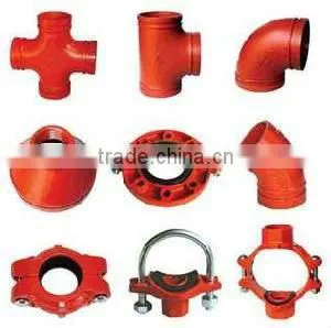 ductile cast iron 90 degree elbow UL FM 300PSI