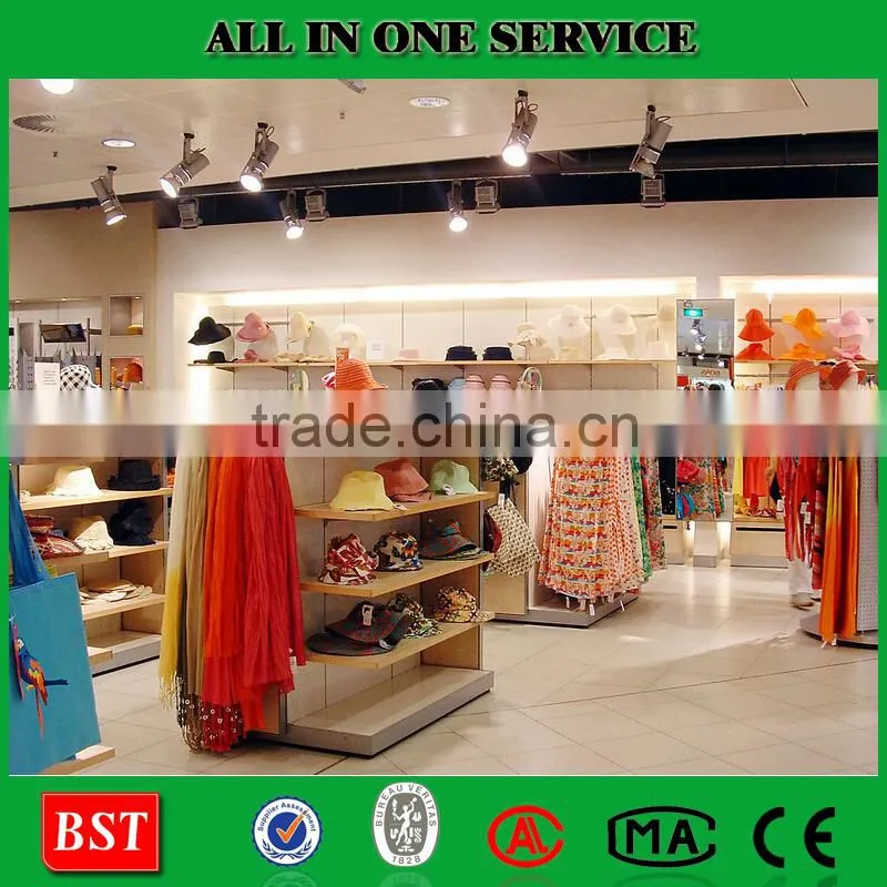 With beautiful Decorative Color Clothing Scarf Store display Racks