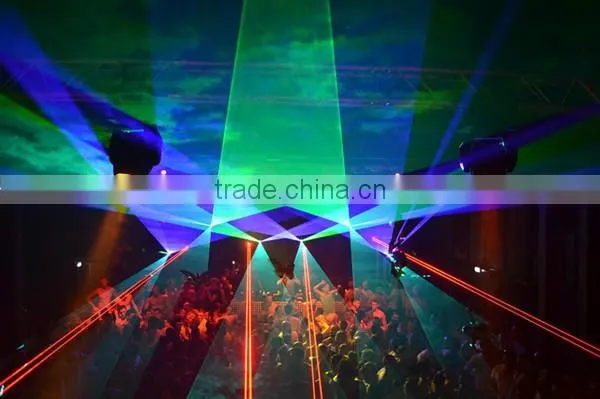 Stage lighting pure diode 8 heads red single beam laser light