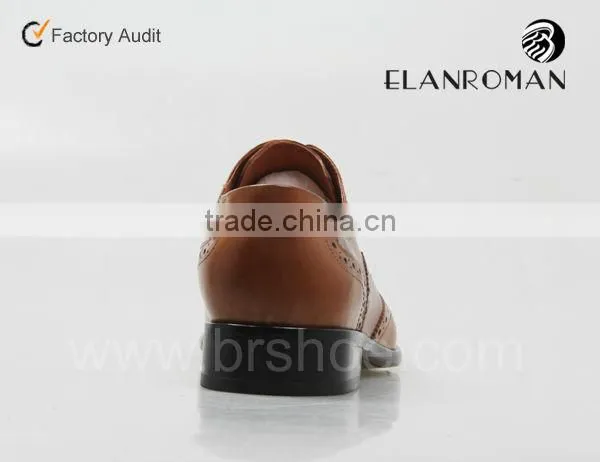 Hot-sale brogue leather Lace up shoe men dress shoes with custom logo