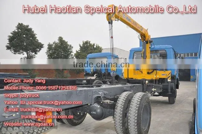 DONGFENG 145 truck mounted crane 5T