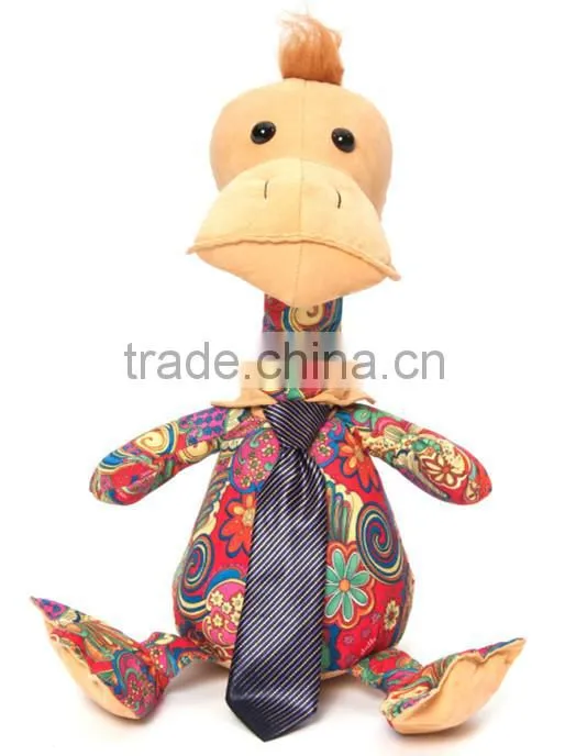 Eco-friendly soft fabric toy , cute duck model
