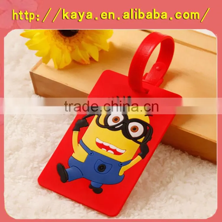 Embossed soft PVC travel gift items