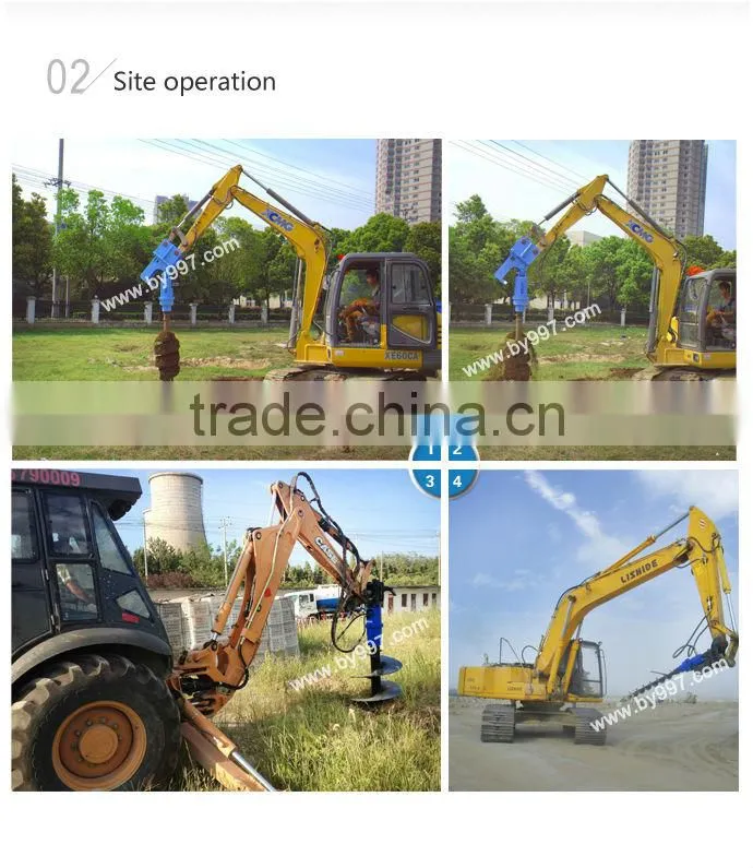 tree planting ground hole earth drilling machine
