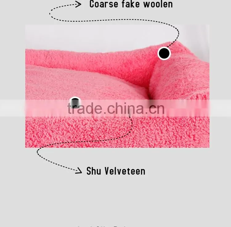 Handmade comfortable dog bed from professional manufacture factory