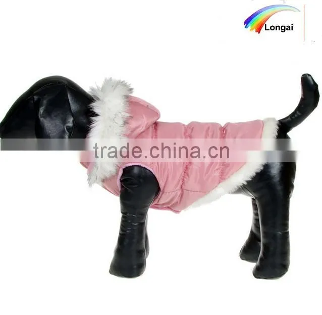 100% polyester beautiful dog warm outwear wholesale