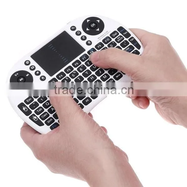 2.4G Mini i8 Wireless Keyboard with Touchpad for PC Pad Google Andriod TV Box