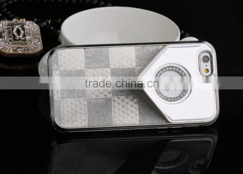 2015 PU Leather Fashion Stand Phone Cases for iPhone