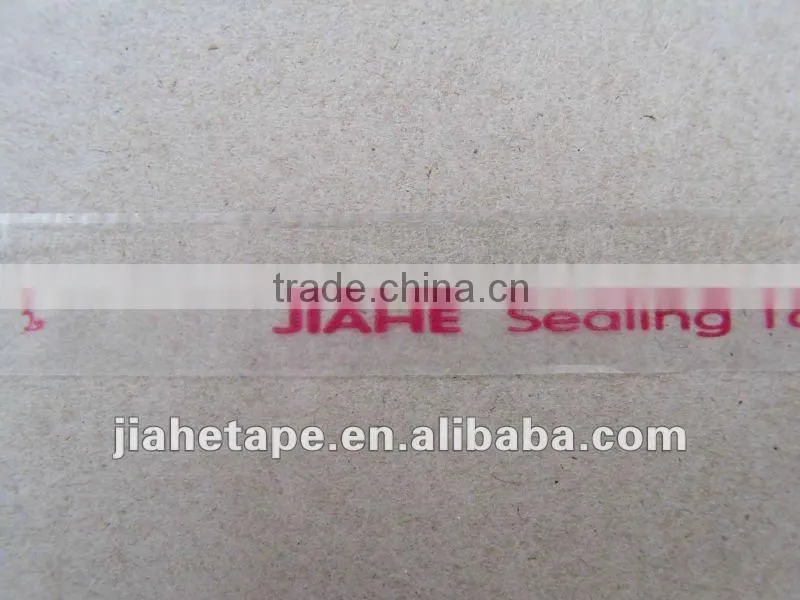 Plastic self adhesive sealing tape jeahia adhesive jia he brand adhesive tape