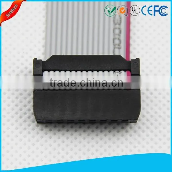 Electrical 16 pin IDC connector flat ribbon cable 2.54mm pitch idc flat cable for computer or electronic appliance