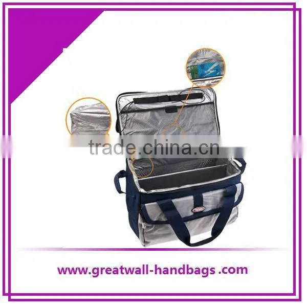 Foldable Shopping Trolley Ice Bag With Chair