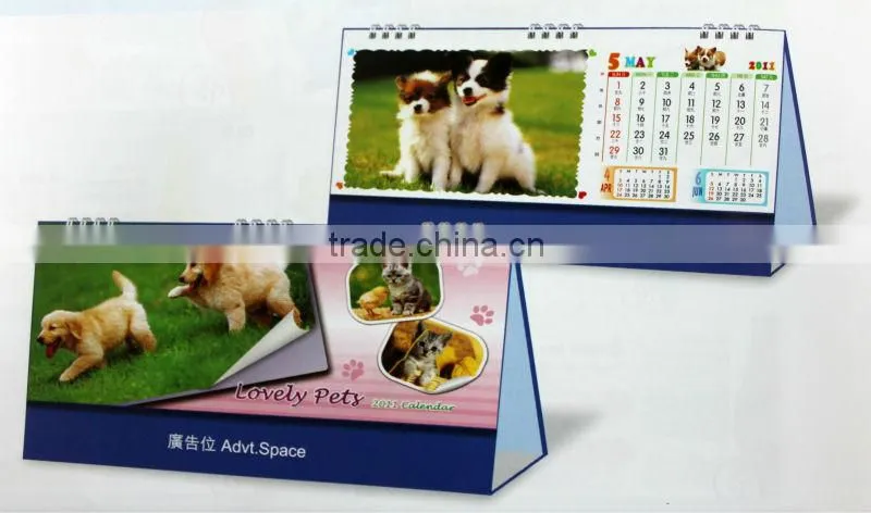 Colorful Table Calendar Printing