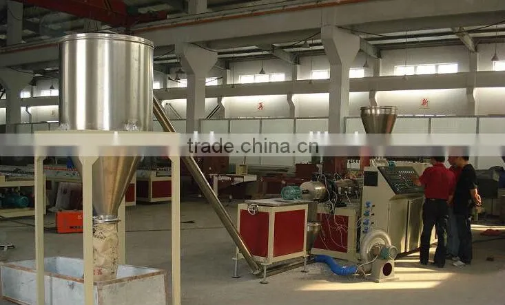 400kg/h SJSZ80 pvc compounding pelletizing machine
