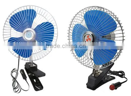 DC 12V Car Cooling Air Fan Powered Truck Vehicle Adjustable Silent Instock Fan