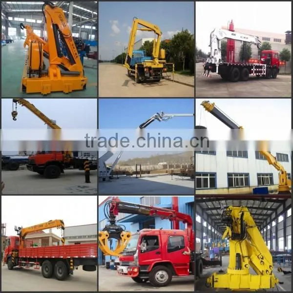 high quality SQ12SA3 12tons swing arm hoist lorry crane sale