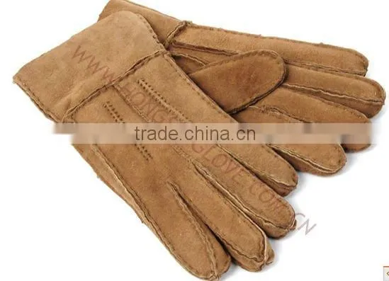 HS1319 double face leather gloves