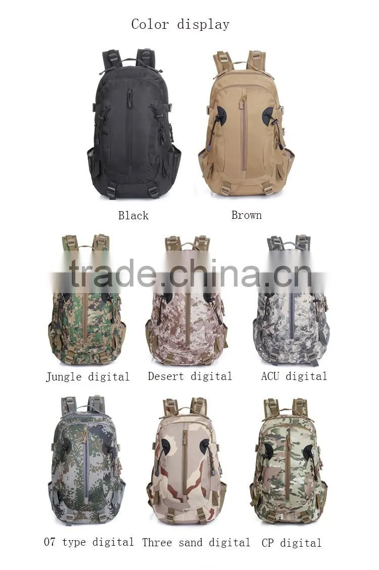 Camouflage outdoor hunting hiking camping backpack