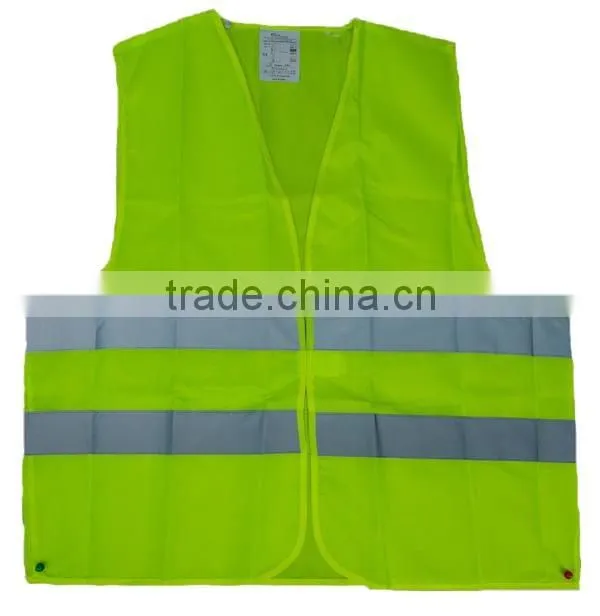 cheap safety vest two horizontal vest hi vis