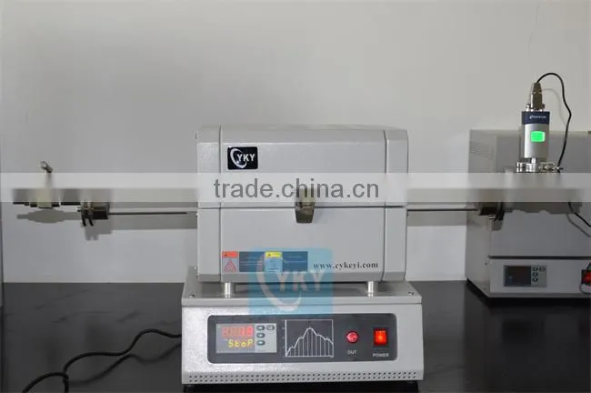 mini two gas way sintering furnace lab heating equipment CVD