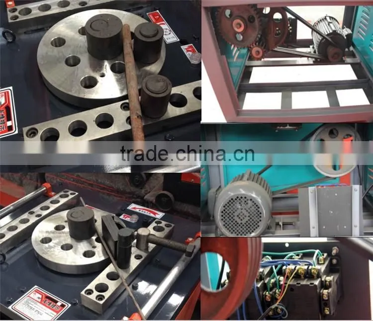 GW42 steel bar bender round bar bending machine