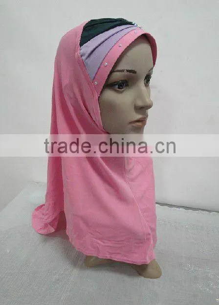 H040 small girl hijab,new style scarf hijab