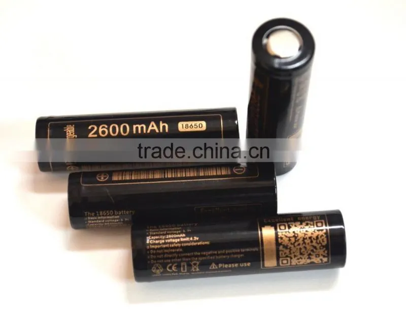 800mAh 1200mAh 1500mAh 1800mAh 2600mAh 2800mah 3.7v rechargeable 18650 lithium Battery