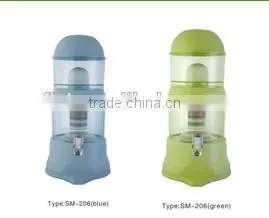 Mineral pot on the water dispenser Ceramic activated carbon water purifier