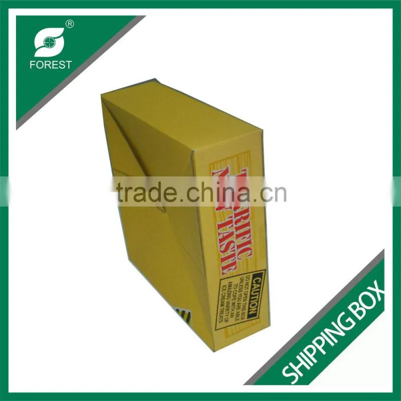CUSTOM MADE SHIPPING BOX FOR FOOD QUALITY 3 PLY SHIPPING CORRUGATED ICE CREAM PAPER BOX