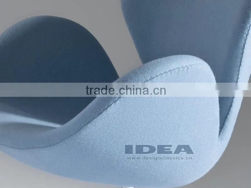 Replica Arne Jocabsen Swan Chair - Sky Blue fabric