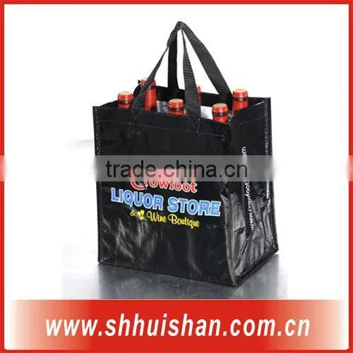 Eco-friendly High quality non-woven bottle bag