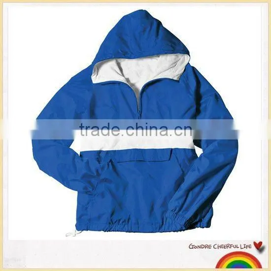 Outdoor water-resistant sport pullover jacket