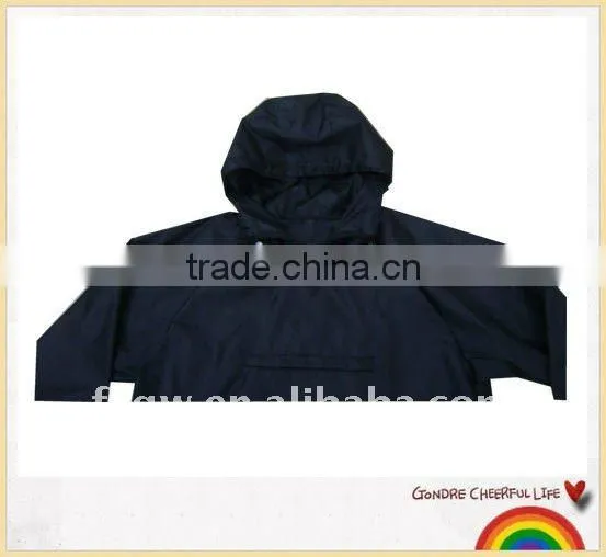 Adult waterproof 210T polyester rain jacket