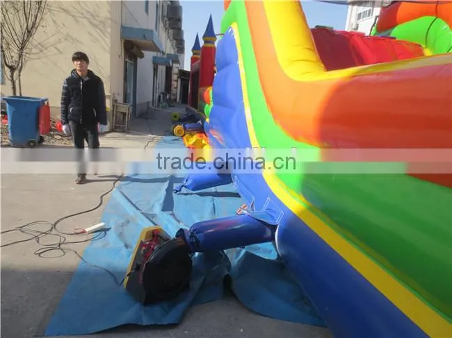 Colorful giant inflatable obstacle/inflatable obstacle course for fun/inflatable combo for kids play