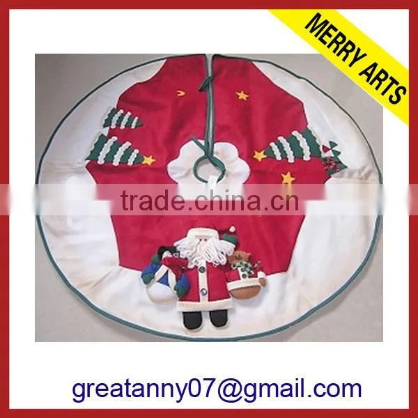 futian market yiwu china cheap green christmas sequin tree skirt