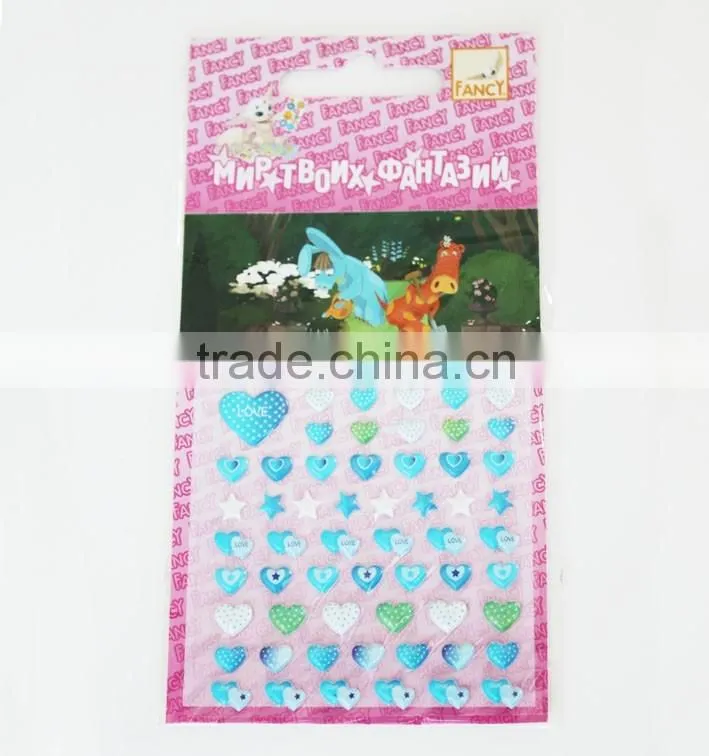 room decor butterfly puffy sticker,3d foam sticker for kids