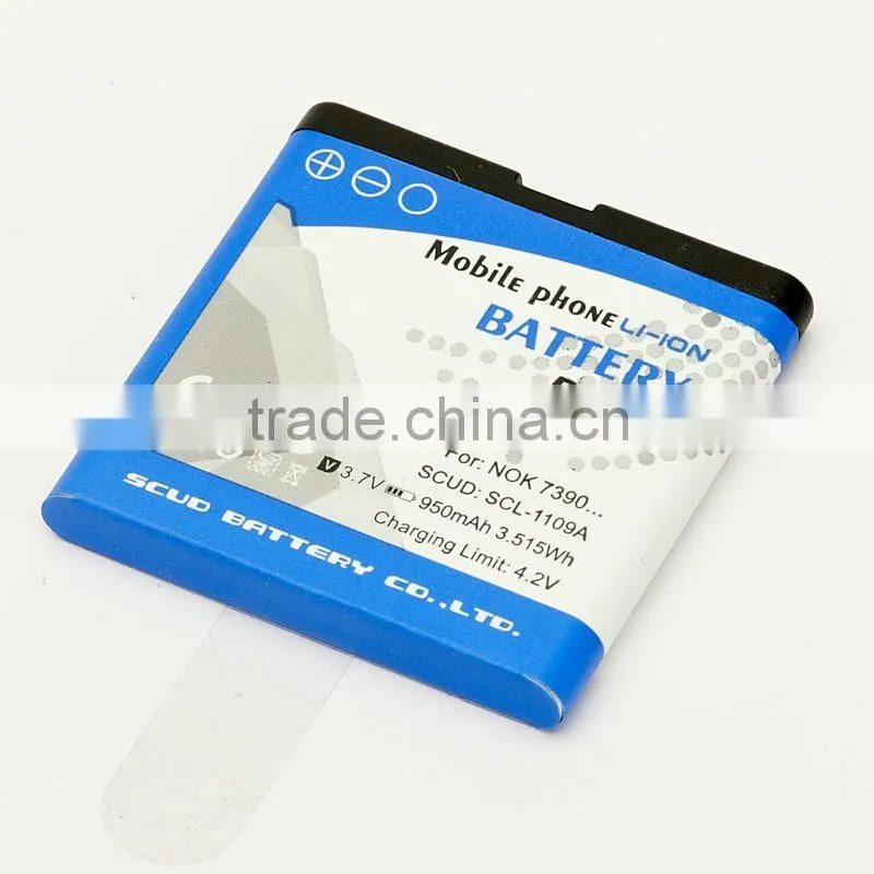 SCUD T5 Best Battery for Nokia BP-5M,950mah,with CE,FCC,ROHS from intertek