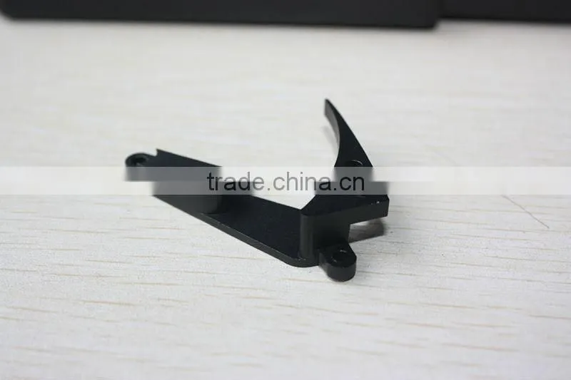 custom precision CNC machining service for high quality sheet metal aluminum milling to parts with anodizing