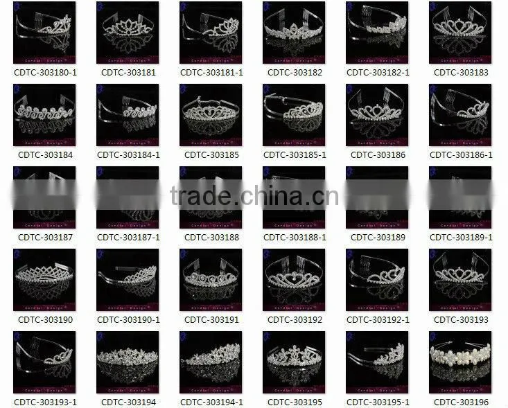 Cheap Wholesale Small Tiara Comb Wtih Crystal