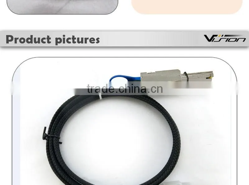 1m External Mini SAS 26pin (SFF-8088) Male to Internal Mini SAS 36pin (SFF-8087) Male Cable
