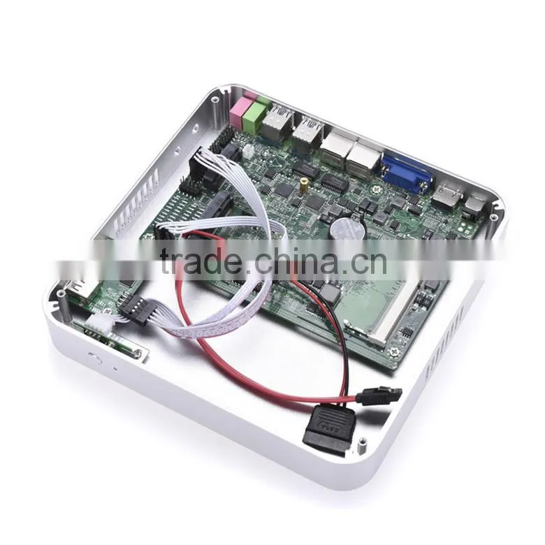 2016 New Design Electronic 1*Mini PCIE Msata SSD+1* 2.5" HDD/SSD Fanless Industrial Panel Pc