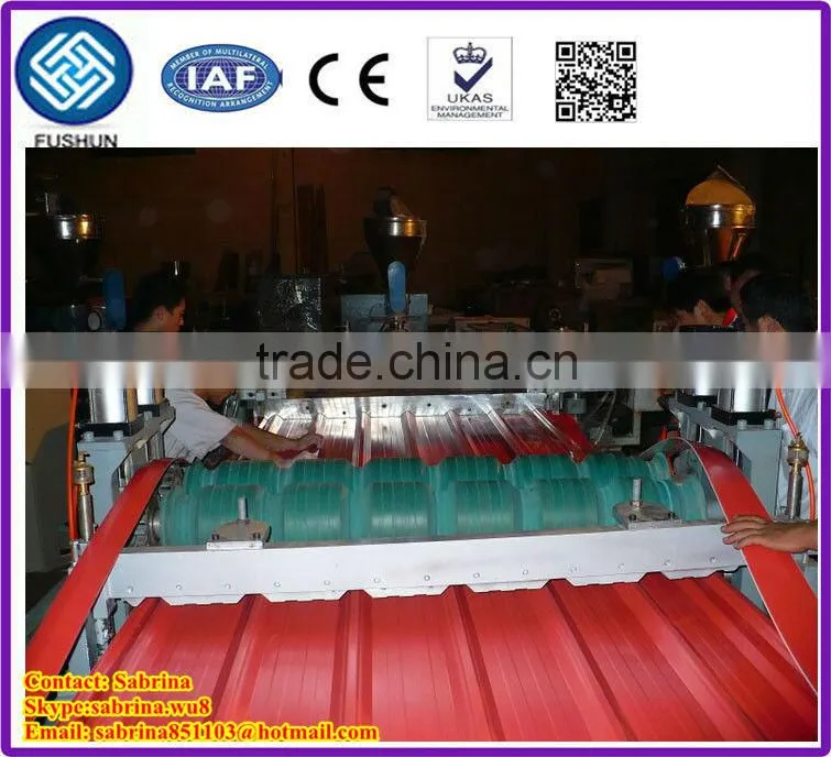 PVC Corrugated Sheet Extruder Machine