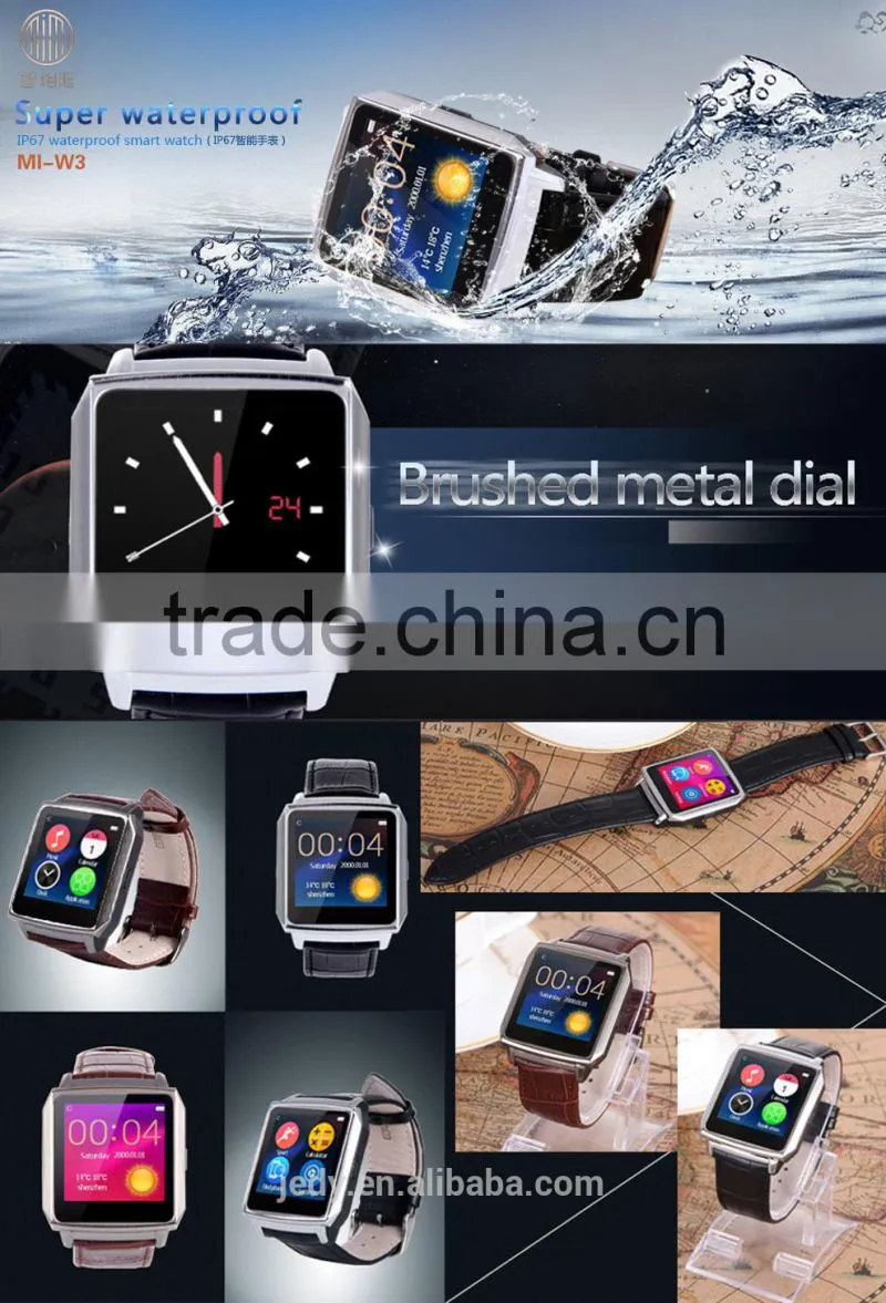 BTW-W03 Smart watch with heart rate monitor Free-scale Sync android and ios Capacitive Touch screen 1.6 inch OLED 240*240 pixel