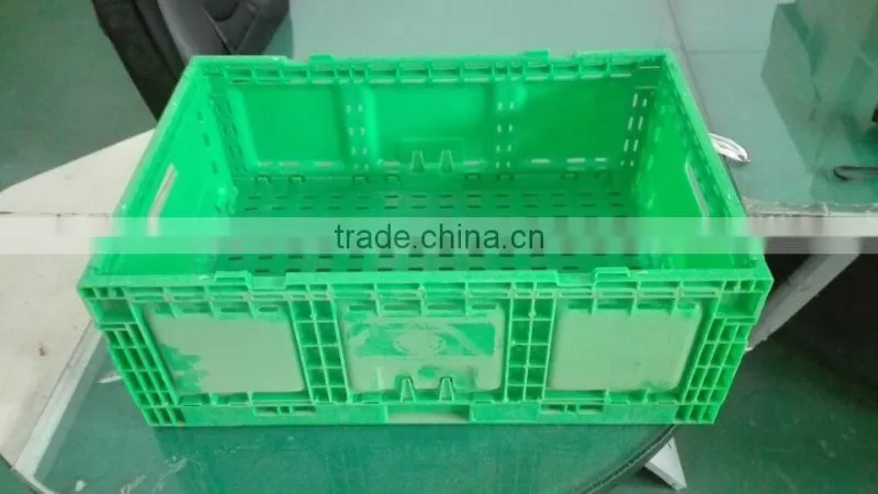 2016 PP Good quality hot sale plastic foldable crate for apples and orange and all kinds fruits