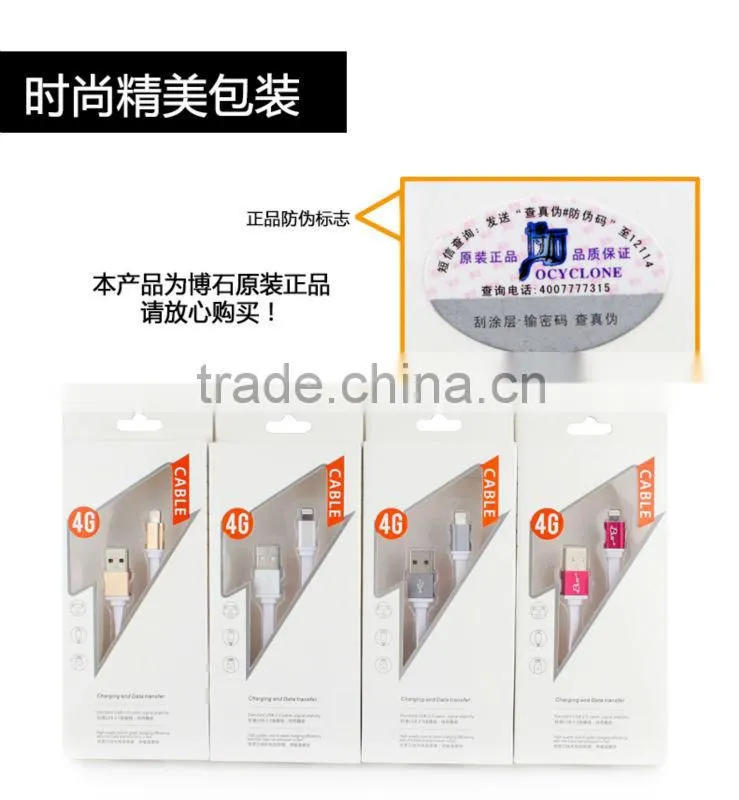 Flat USB cable for ipad air/mini2,tablet pc data cable