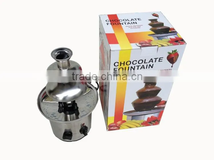 CE mini chocolate fountain machine