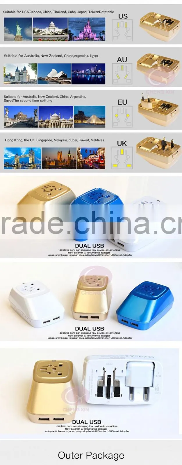2.5mm to 3.5mm adapter headphone jack for 20000mah portable power bank for laptop