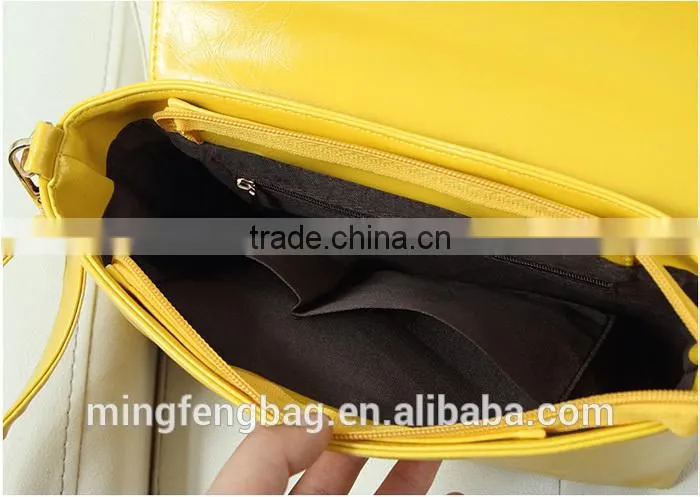 2016 New Fashionable Single Shoulder Cross Strap lady hand bag