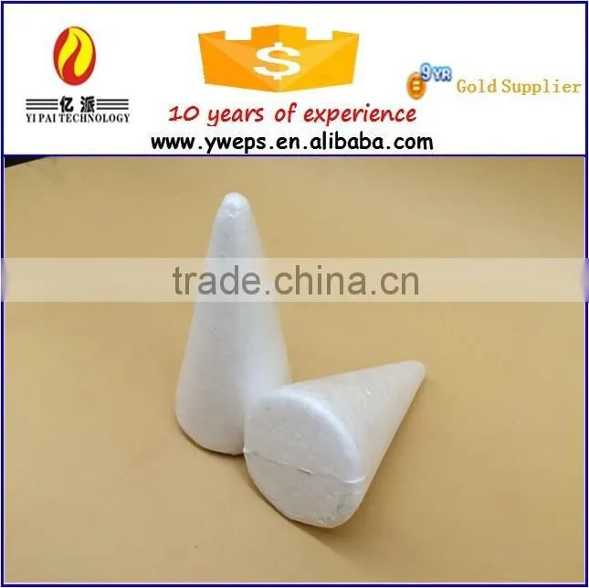 YIWU wholesale foam plastic cone for decoration